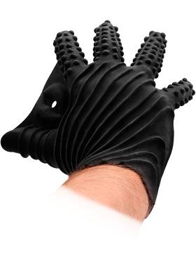 Fistit Silicone Masturbation Glove, svart