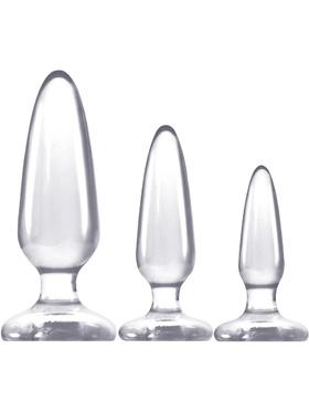 NSNovelties Jelly Rancher, Pleasure Plugs, Trainer Kit, transparent