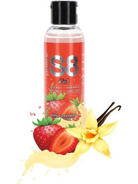 Stimul8 S8 4-in-1 Dessert Lube, Vanilla/Strawberry, 125 ml