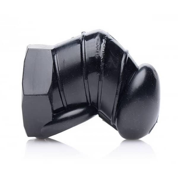 Strict Leather Black Studded Chastity Cage