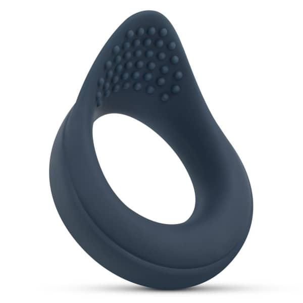 Boners - Vibrating Cock Ring With Perineum Stimulation - Blue