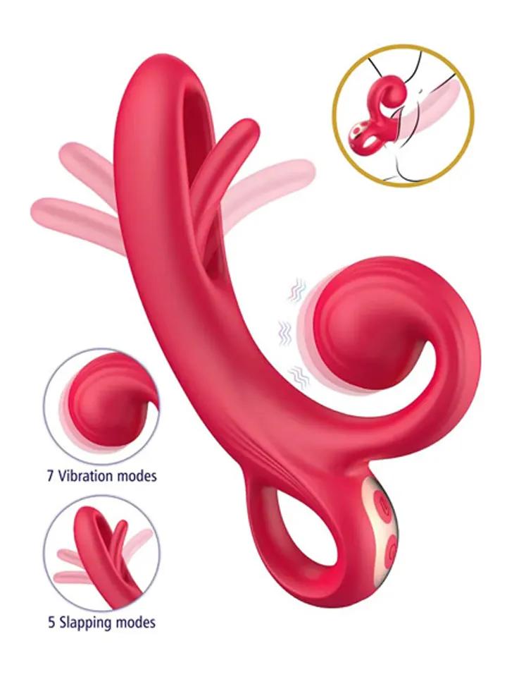 Vibrator With Tongue & Clitoral Stimulation